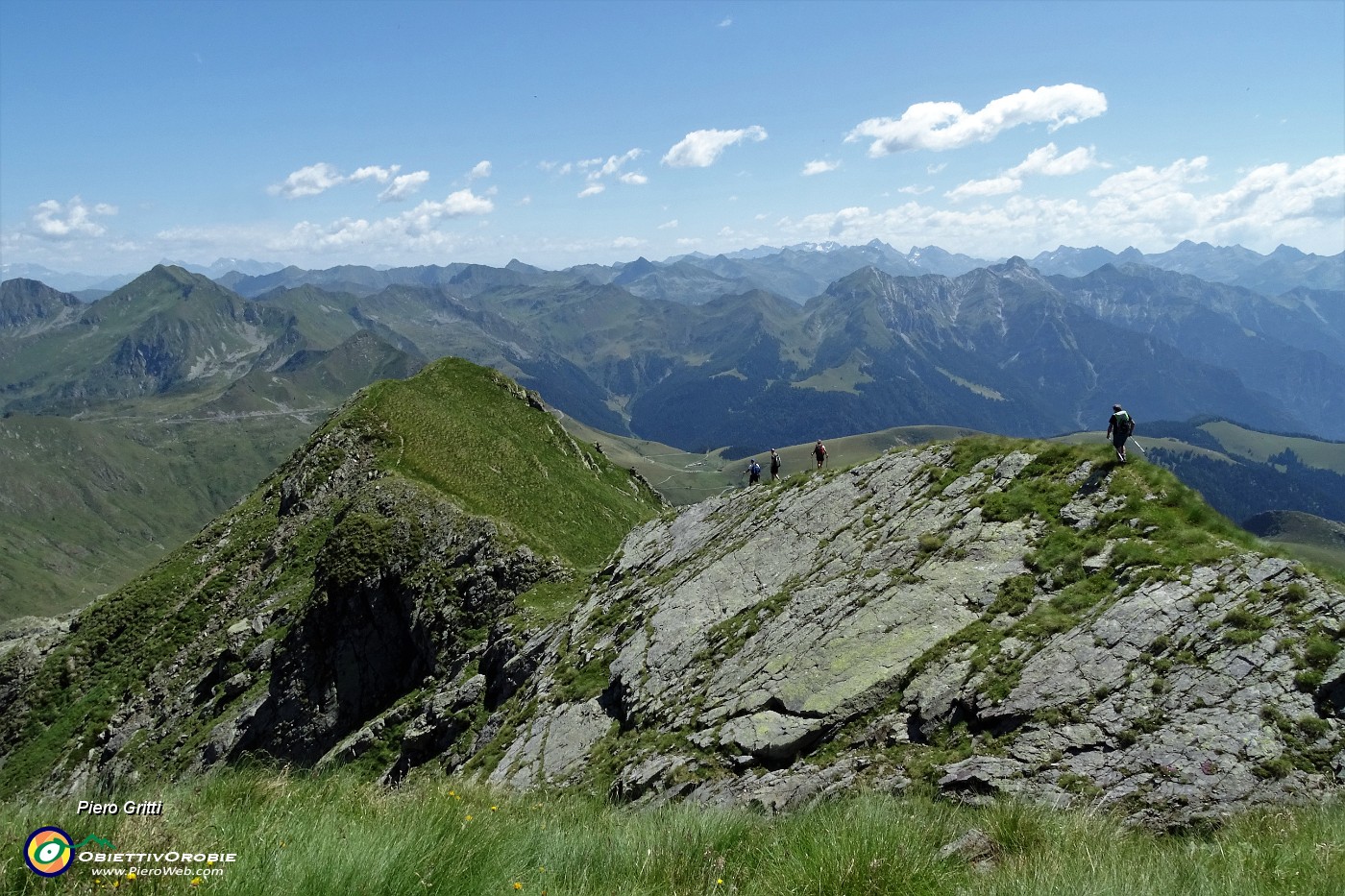 62 Scendiamo la cresta verso il Colombarolo.JPG -                                